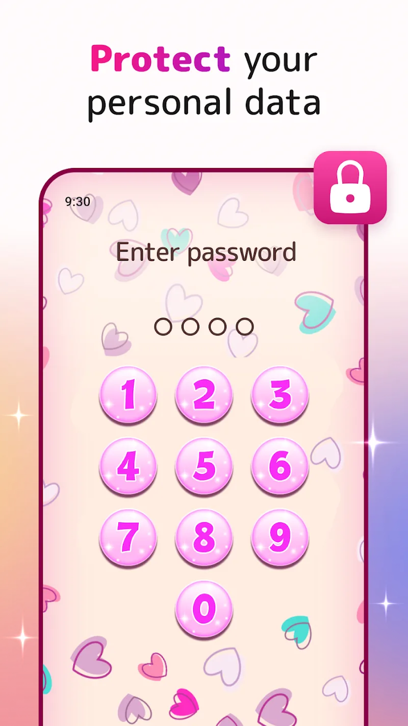 Cute Lock Screen & Wallpapers screenshot 1