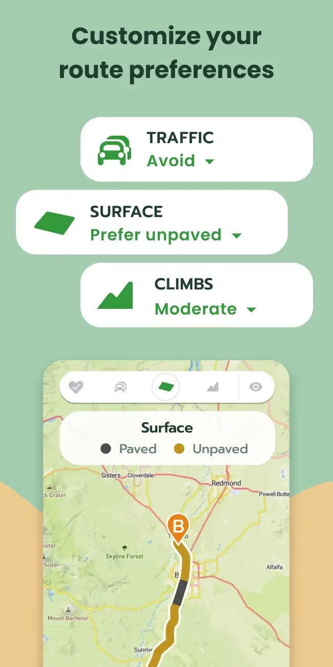 Cyclers: Bike Navigation & Map screenshot 1