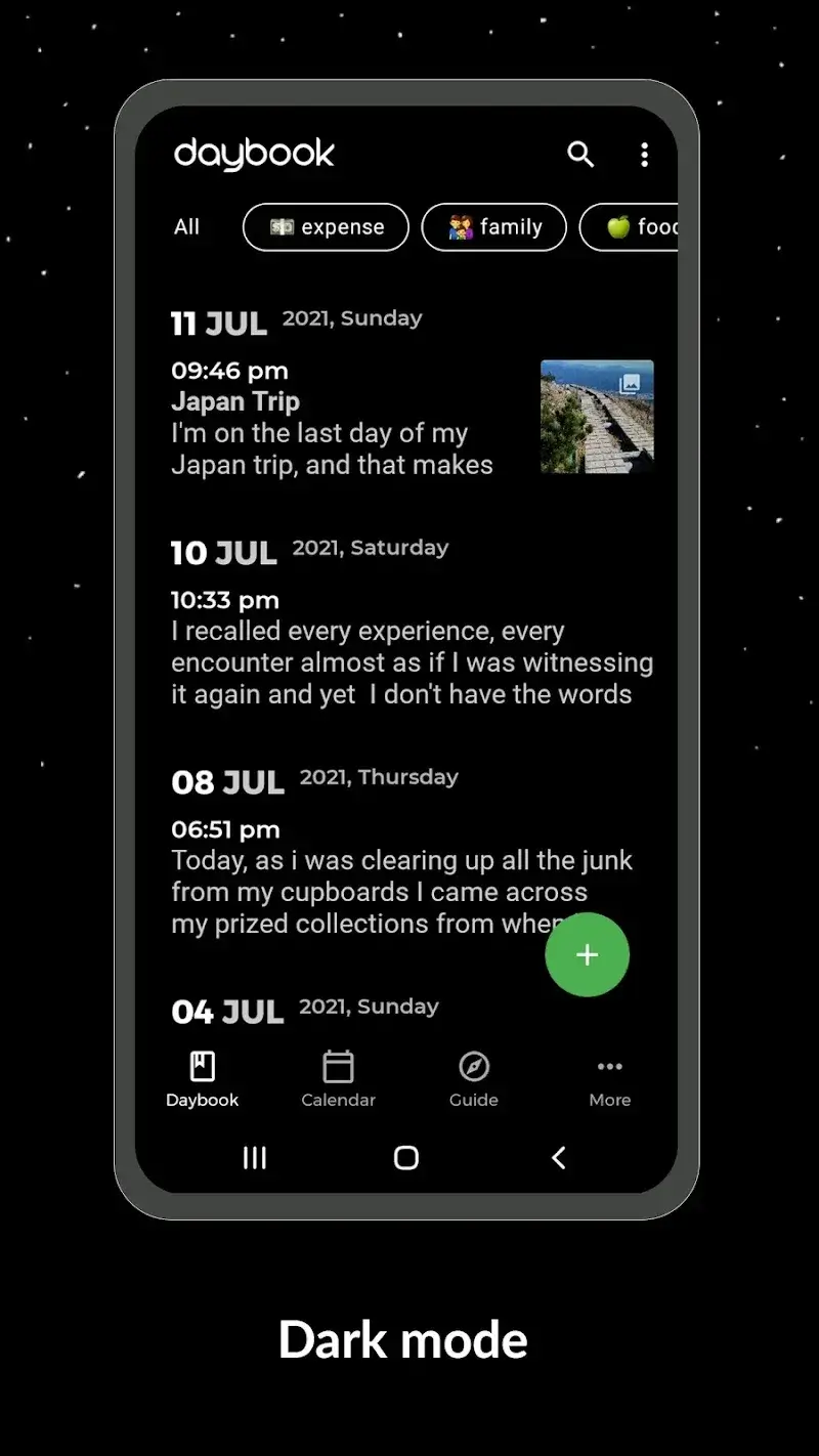 Daybook - Diary, Journal, Note screenshot 1