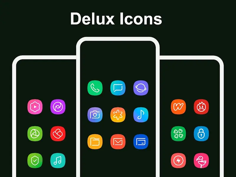 Delux - Icon Pack screenshot 1