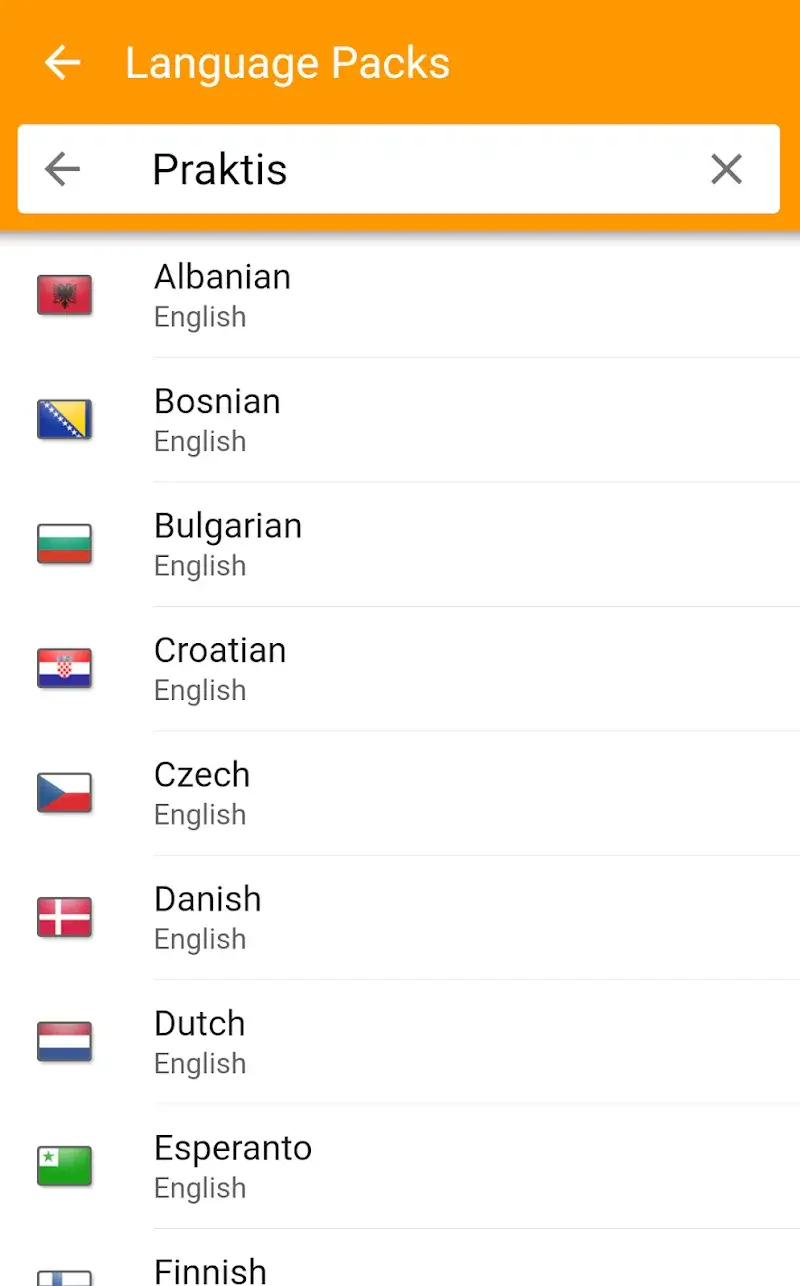 dict.cc+ dictionary screenshot 1