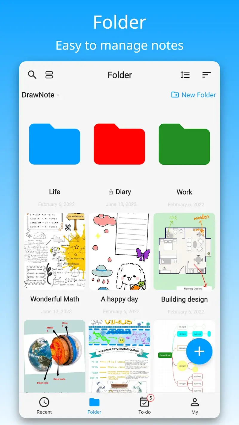 DrawNote: Drawing Notepad Memo screenshot 1