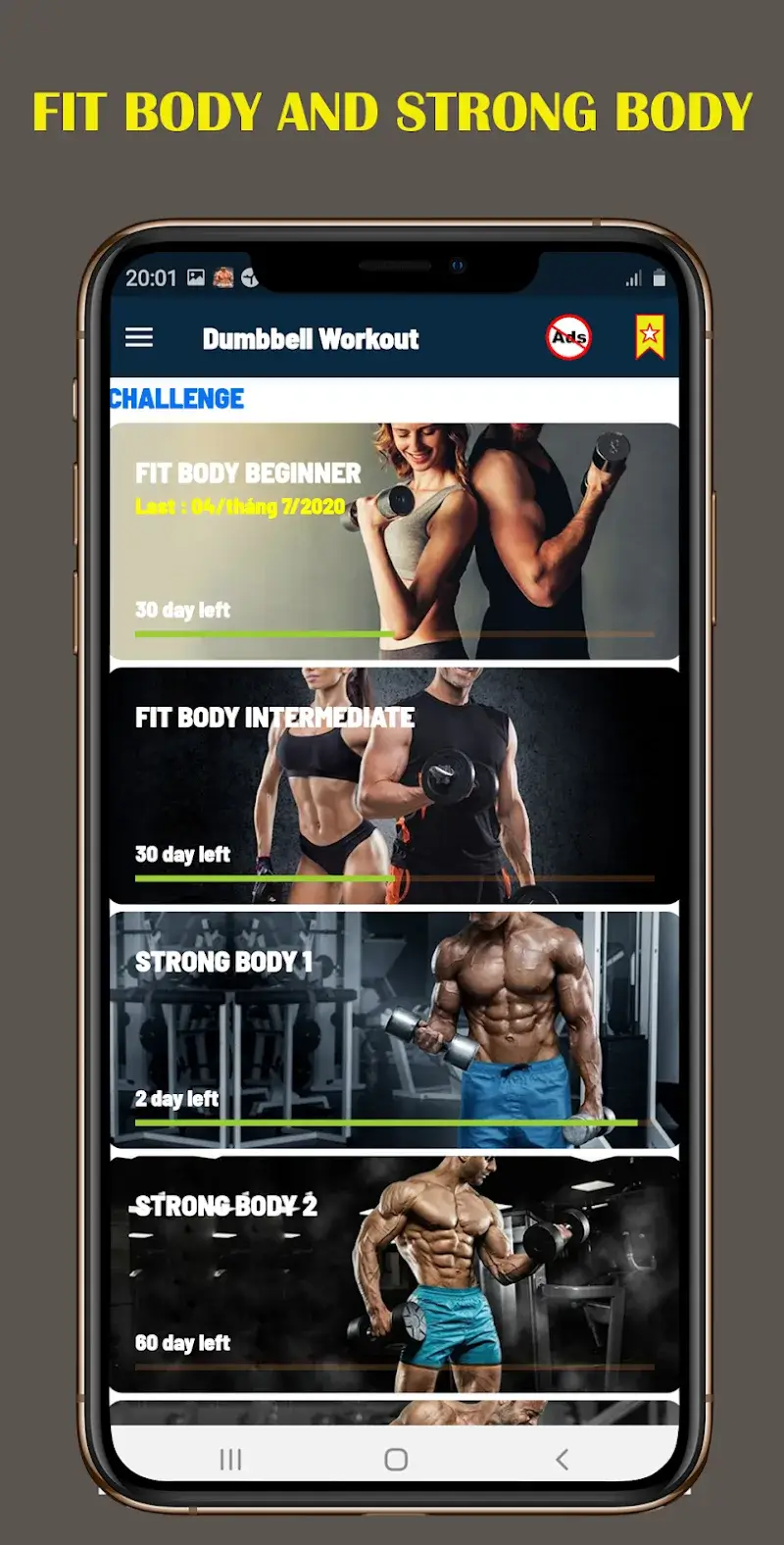 Dumbbell Home - Gym Workout screenshot 1