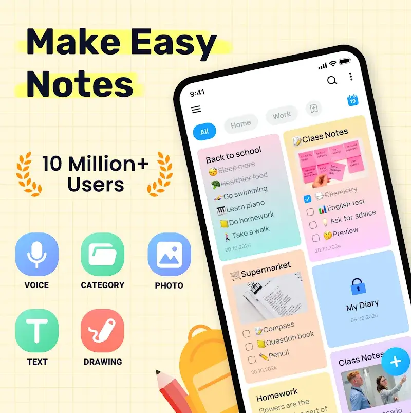 Easy Notes screenshot 1
