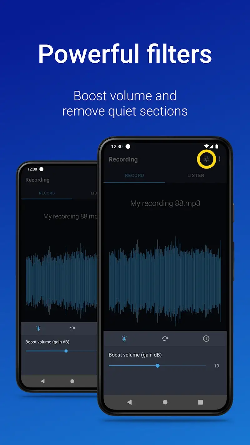 Easy Voice Recorder Pro screenshot 1