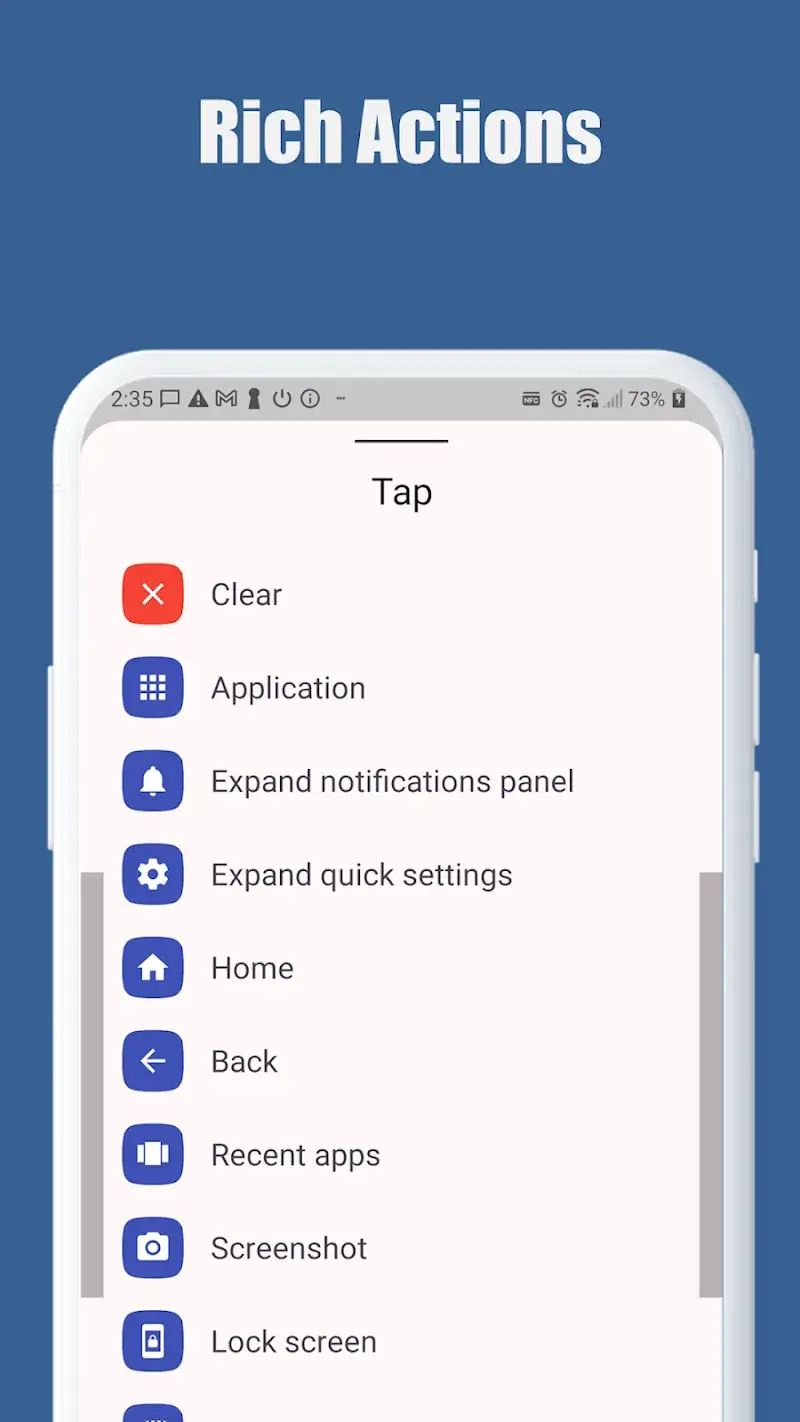 Edge Gestures screenshot 1