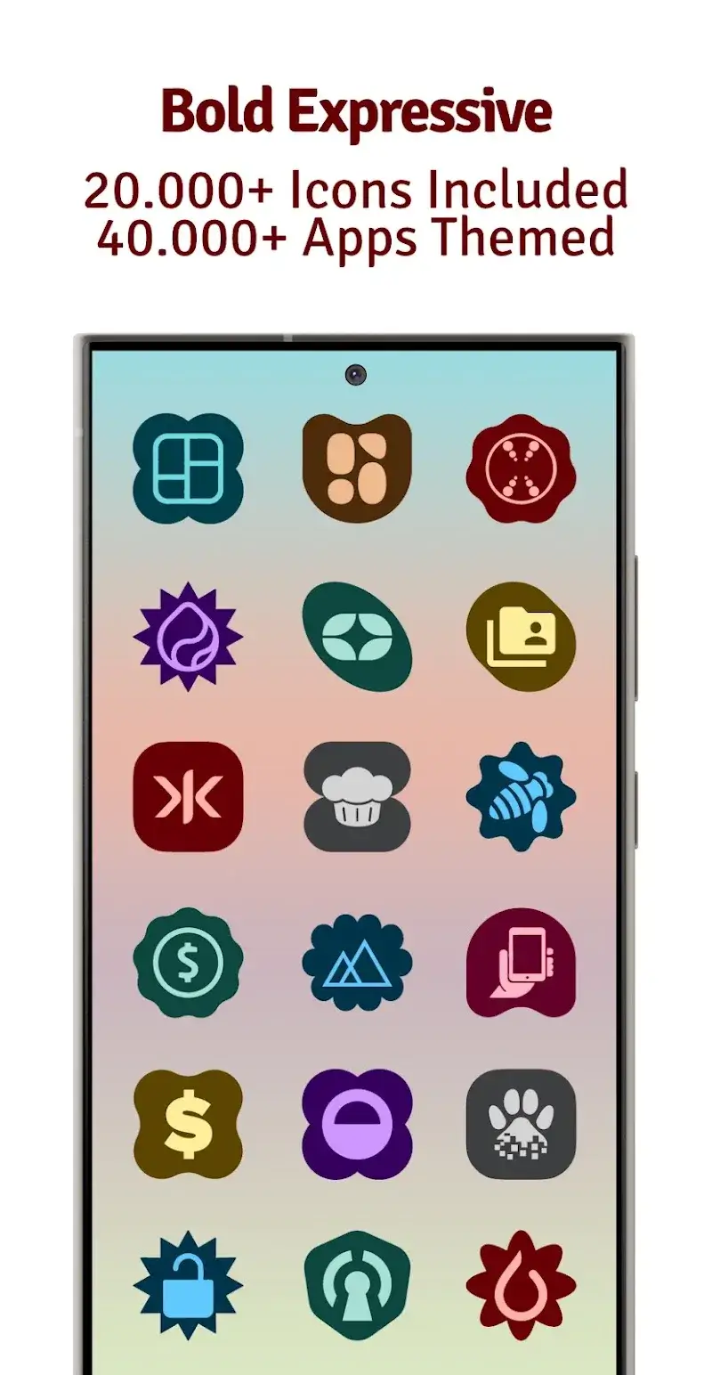 Expressive Night Icon Pack screenshot 1