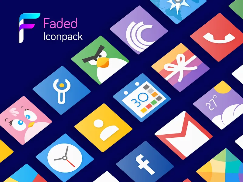 Faded - Icon Pack screenshot 1