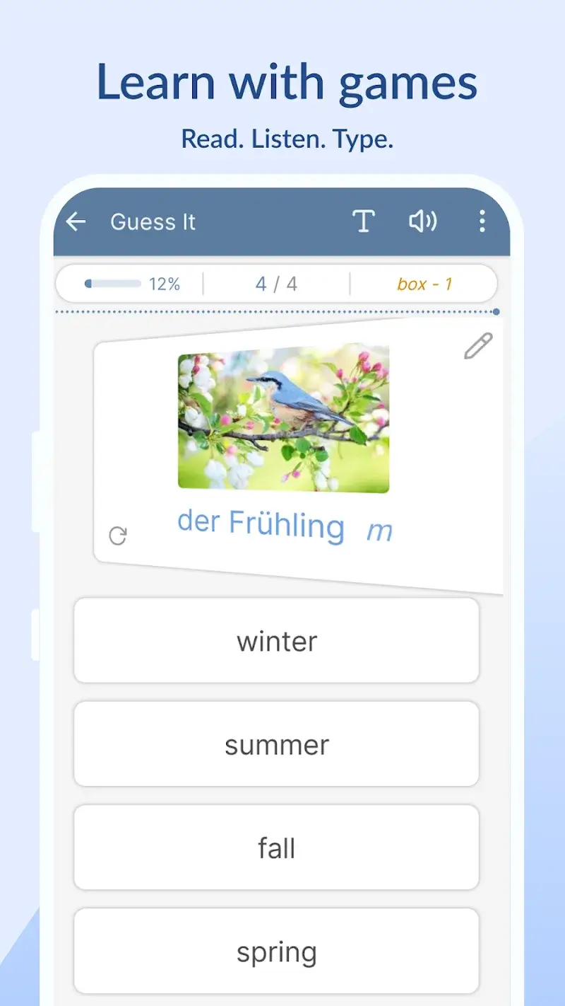 Flashcards screenshot 1