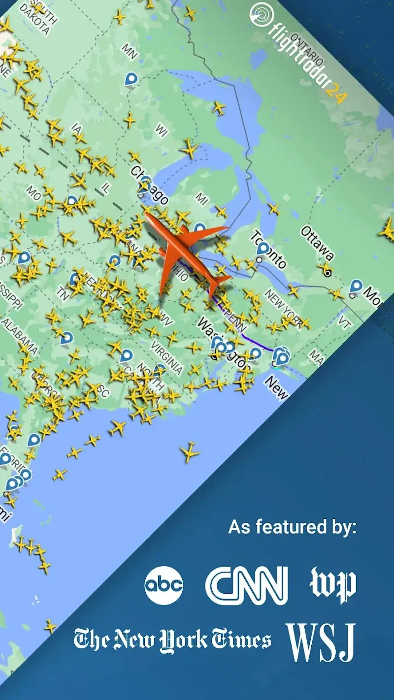 Flightradar24 Flight Tracker screenshot 1