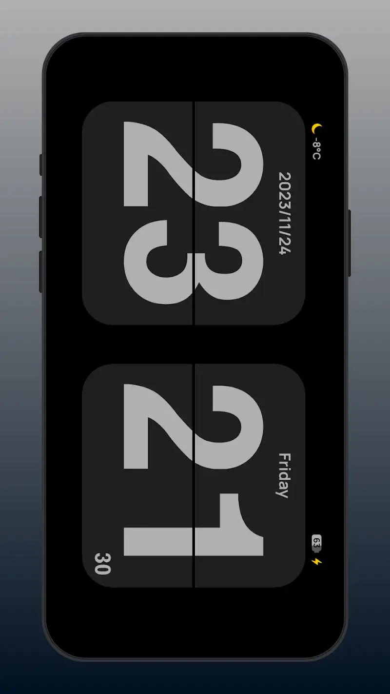 Flip Clock: World Clock screenshot 1