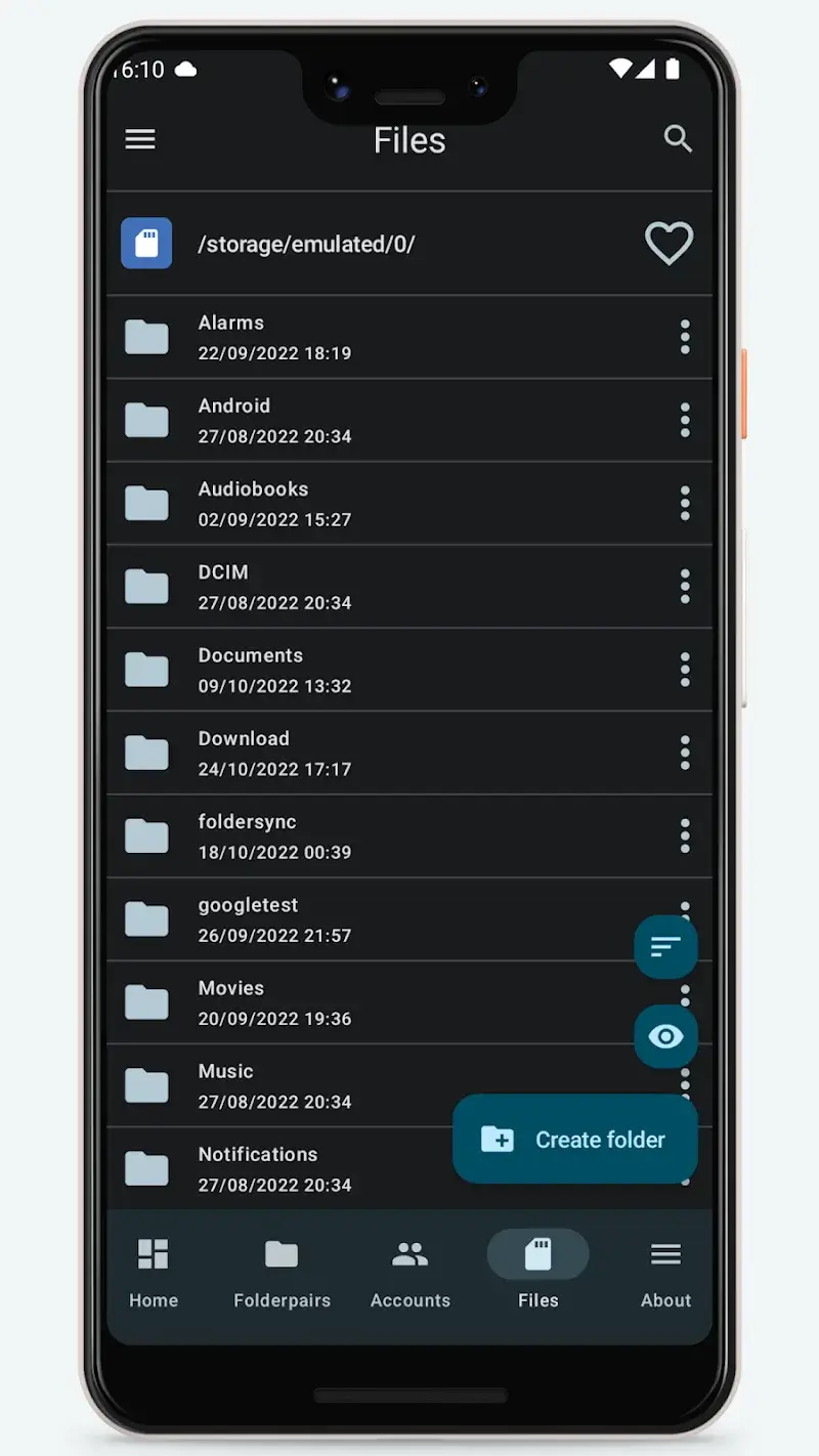 FolderSync Pro screenshot 1