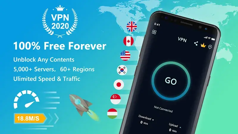 Free VPN Super™ -Fast & Secure screenshot 1