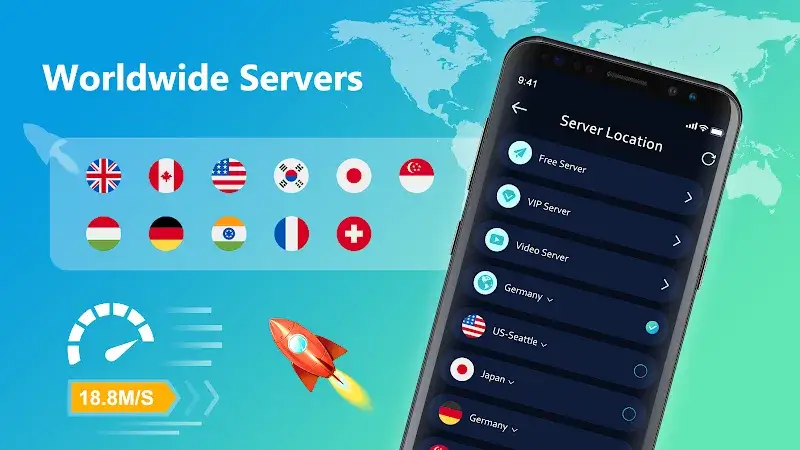 Free VPN Super™ -Fast & Secure screenshot 1