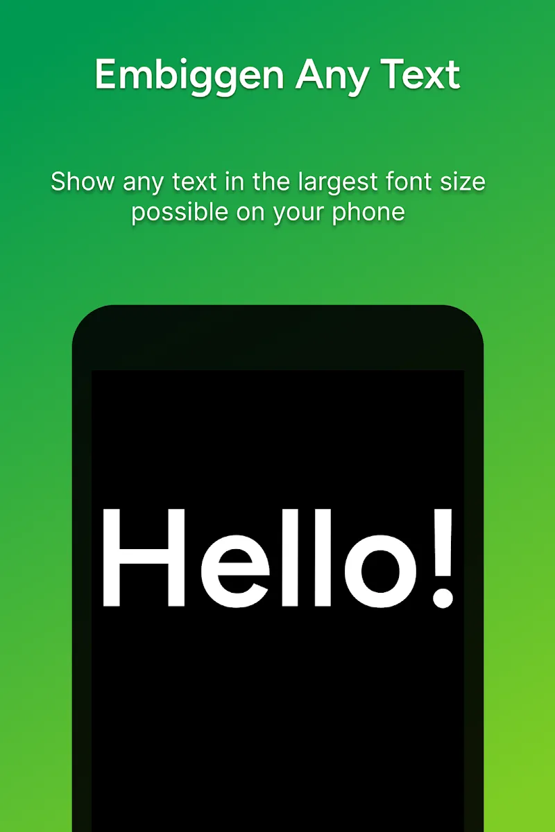 Giga Text screenshot 1