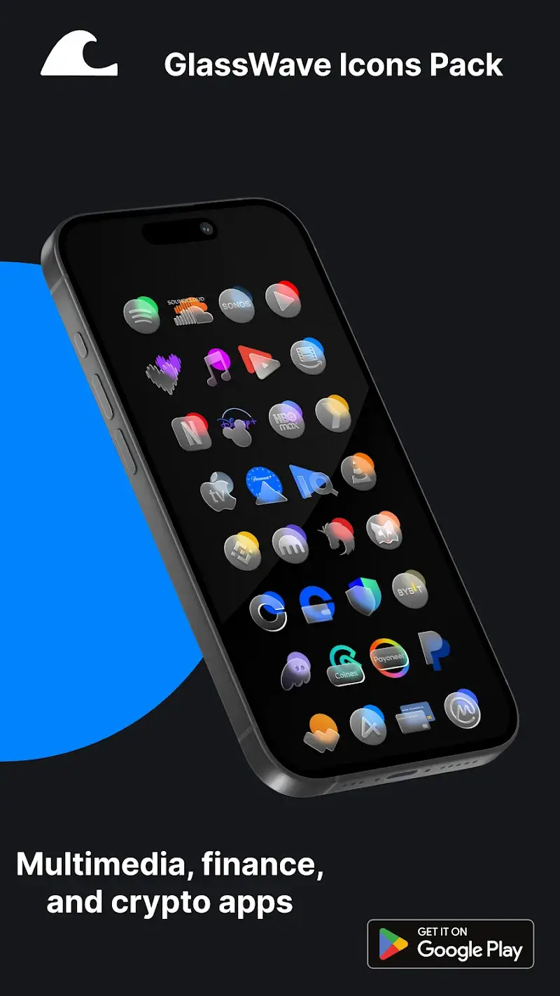 GlassWave Icons Pack screenshot 1