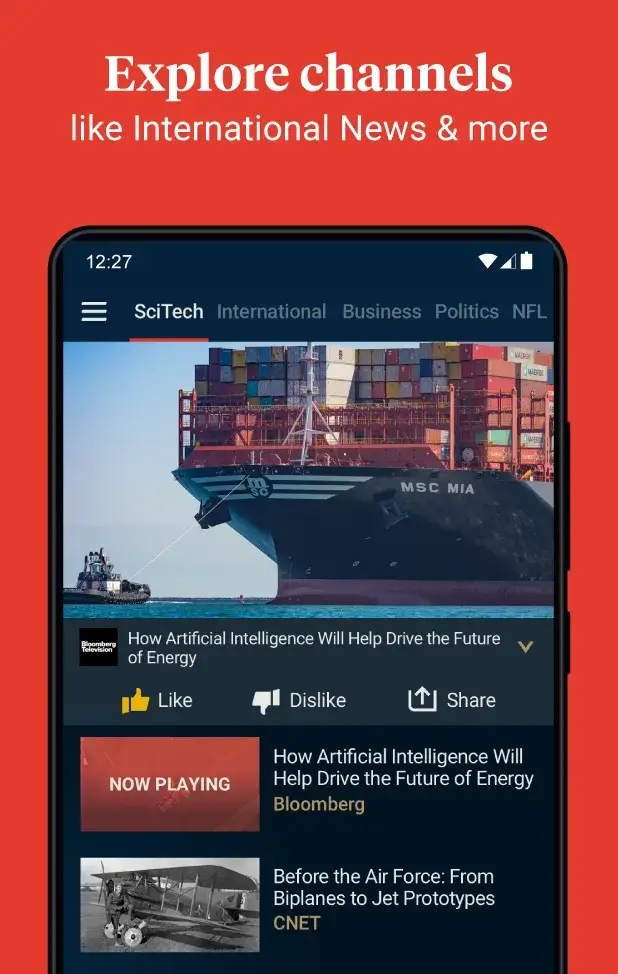 Haystack News screenshot 1