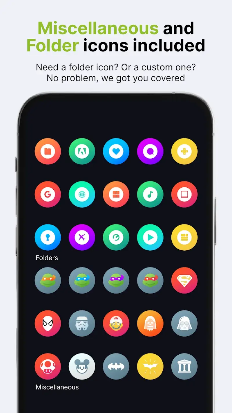 Hera Icon Pack: Circle Icons screenshot 1