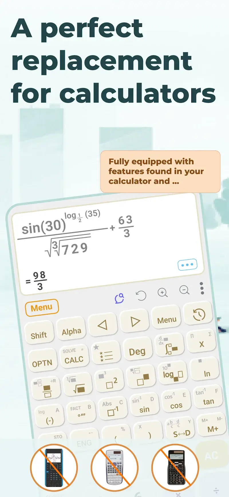 HiEdu Calculator He-580 Pro screenshot 1