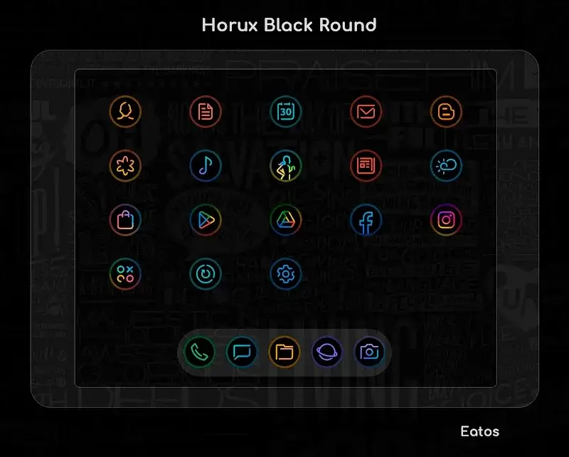 Horux - Icon Pack screenshot 1