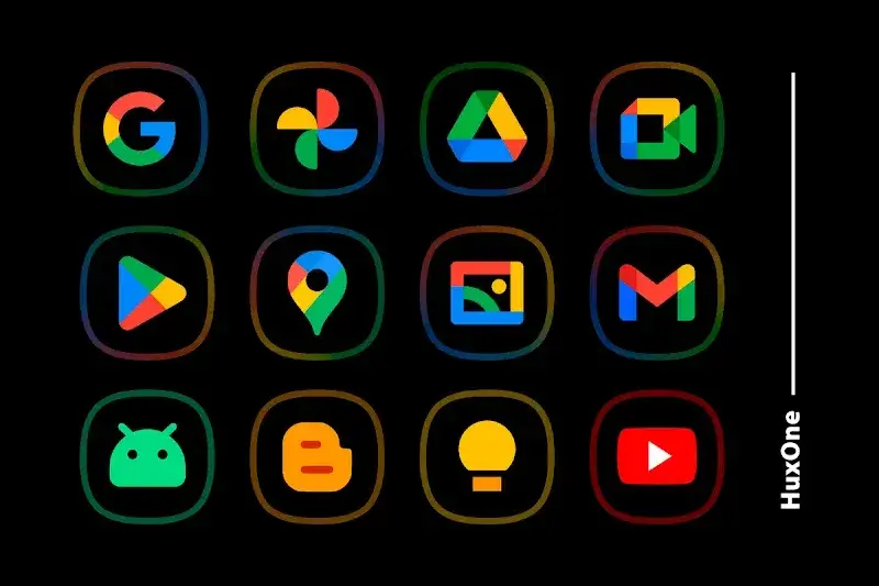 HuxOne Dark - Icon Pack screenshot 1