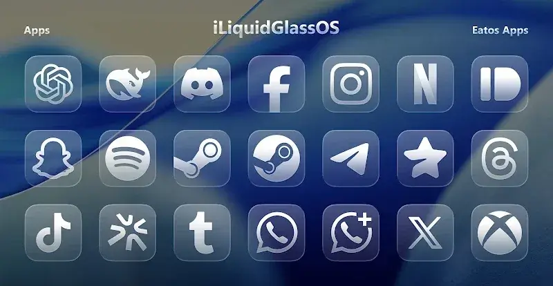 iLiquidGlassOS screenshot 1
