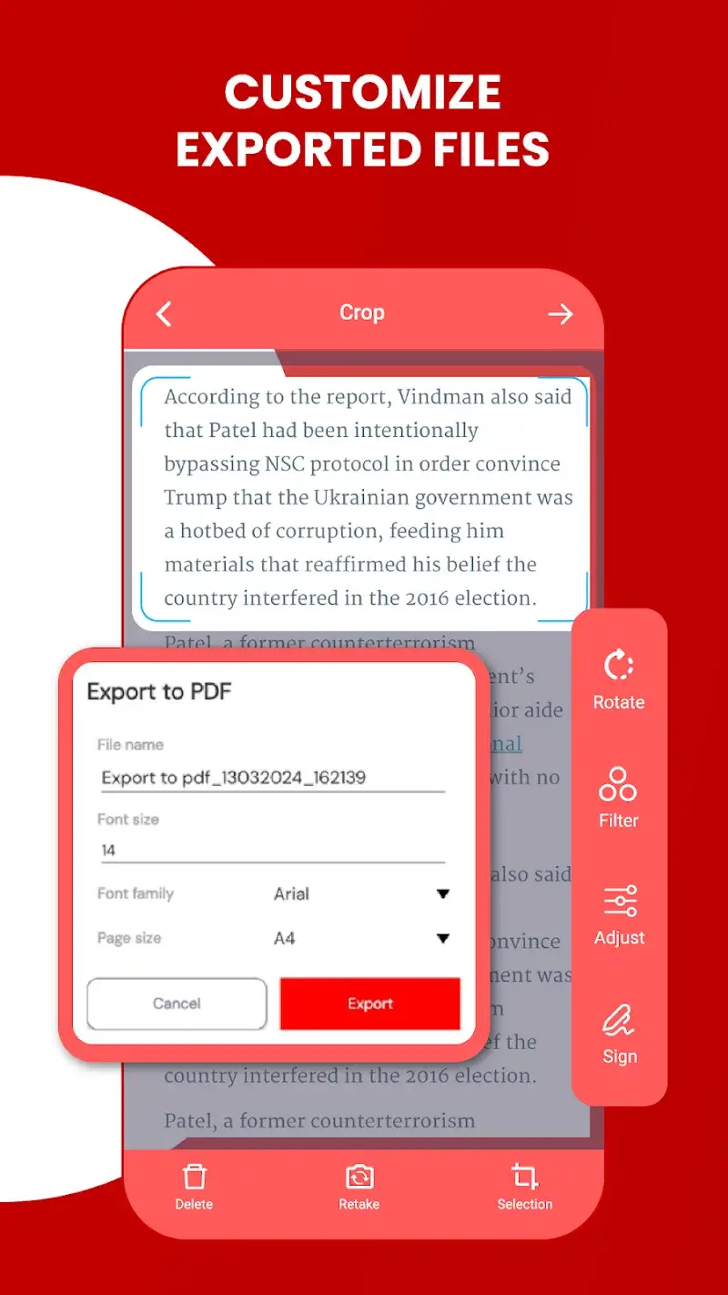 Image to PDF Converter screenshot 1