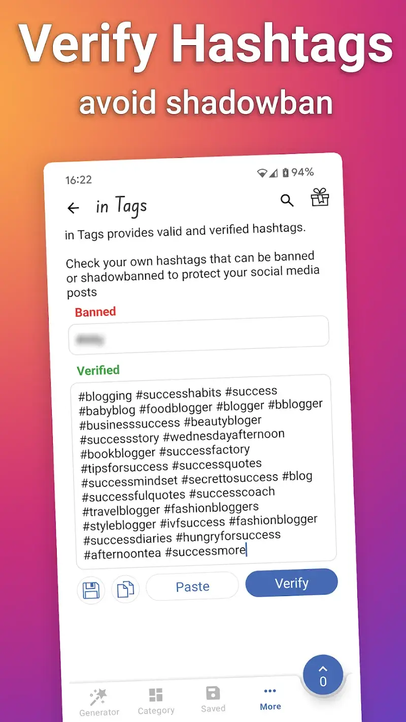 in Tags screenshot 1
