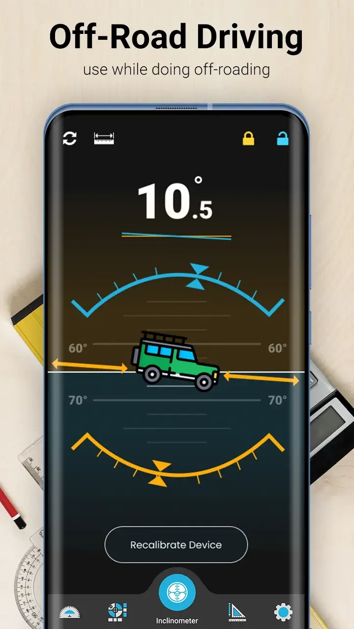 LVL Tool (Inclinometer & Bubble Level) screenshot 1