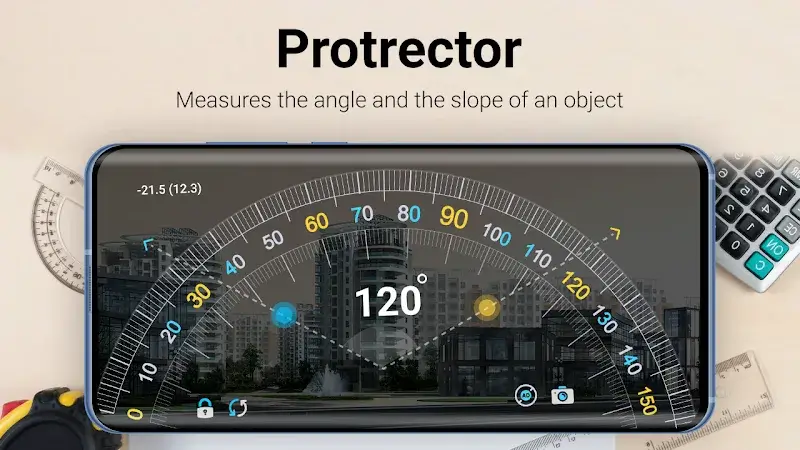 LVL Tool (Inclinometer & Bubble Level) screenshot 1
