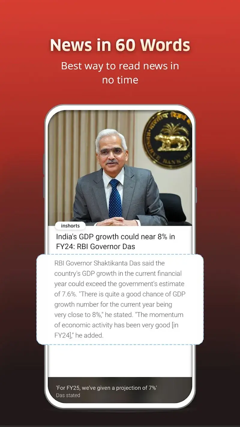 Inshorts screenshot 1