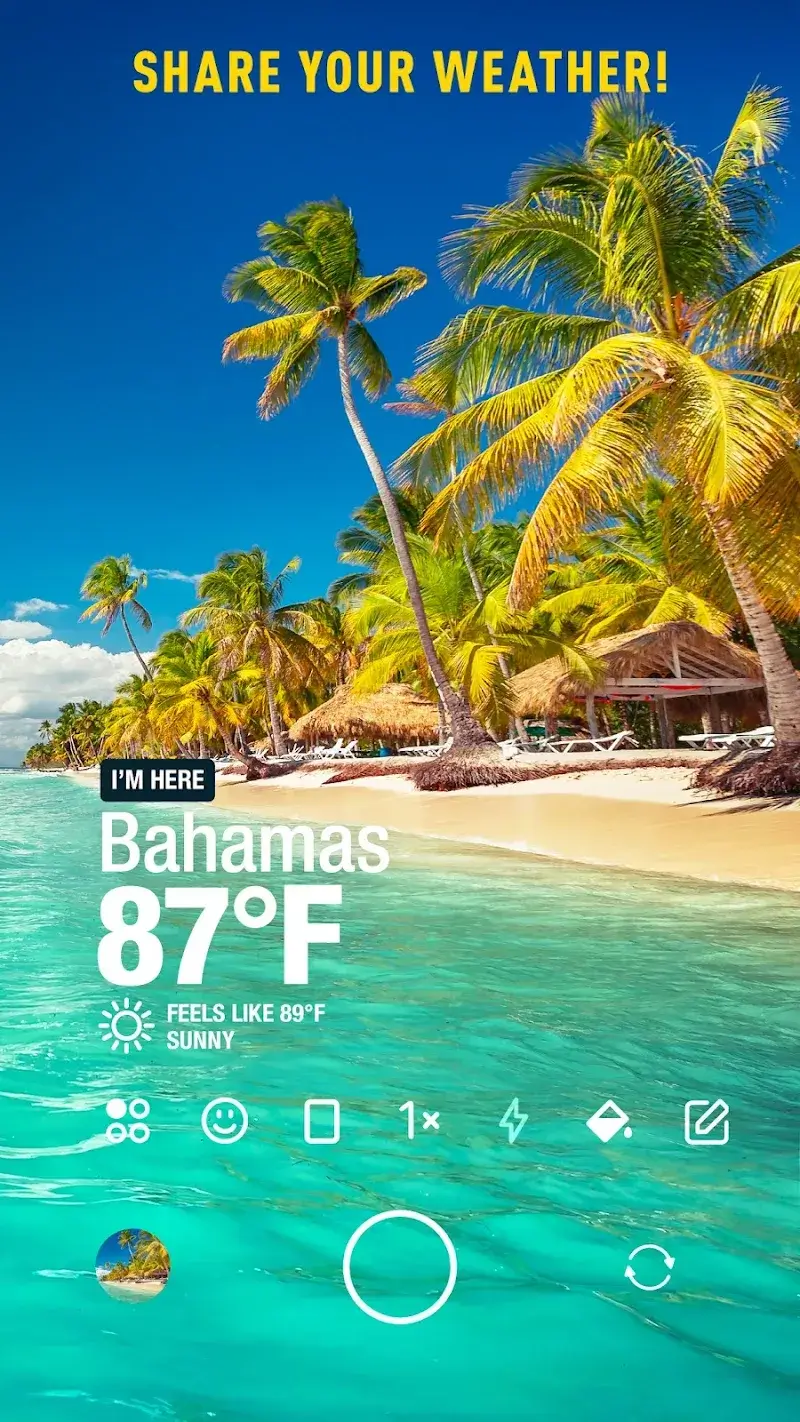 InstaWeather: Your Weathershot screenshot 1