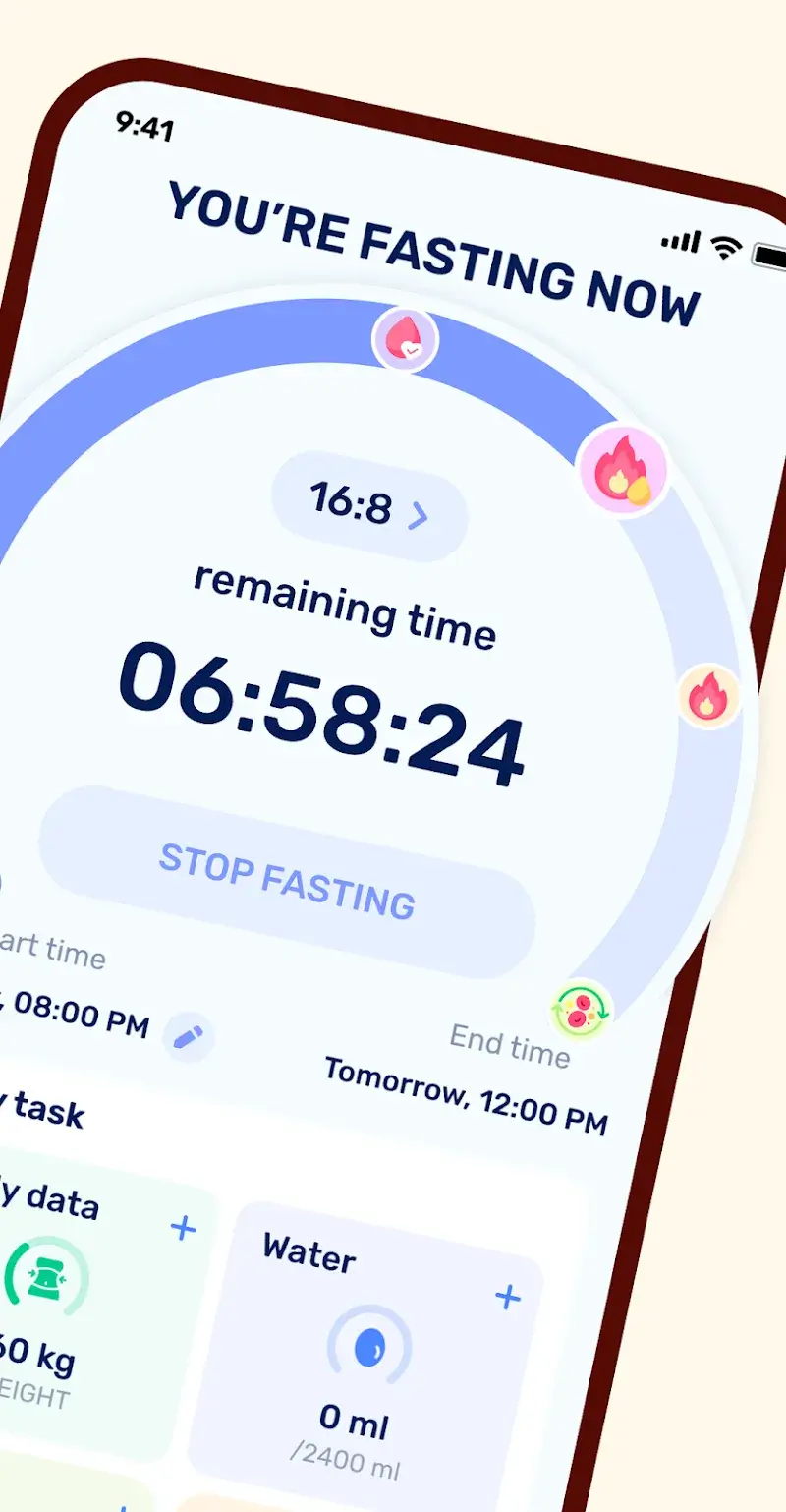 Intermittent Fasting GoFasting screenshot 1