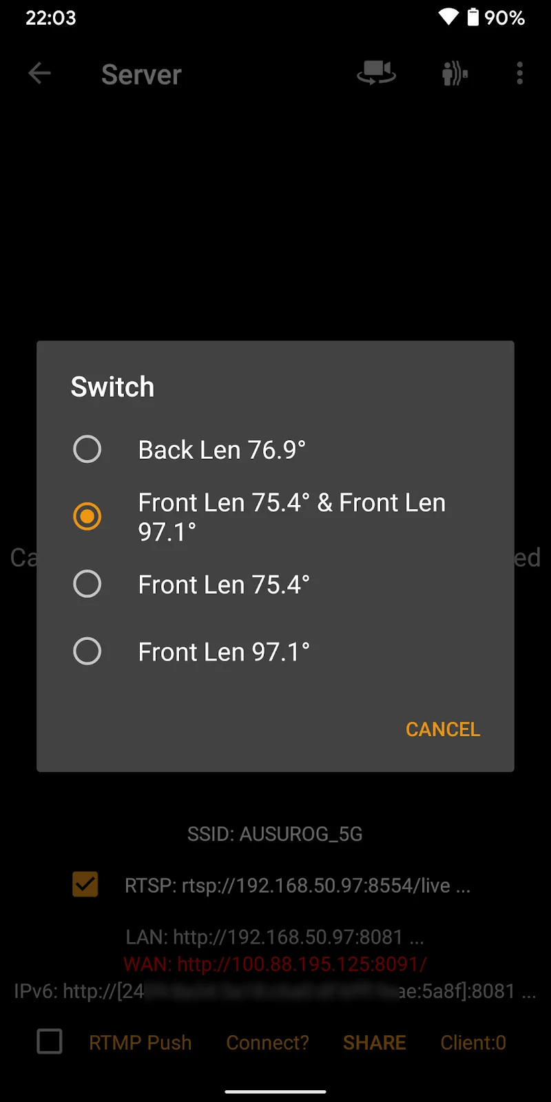 IP Camera Pro screenshot 1