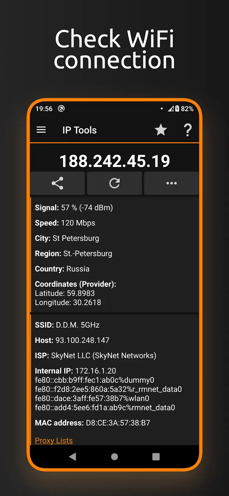 IP Tools: WiFi Analyzer screenshot 1