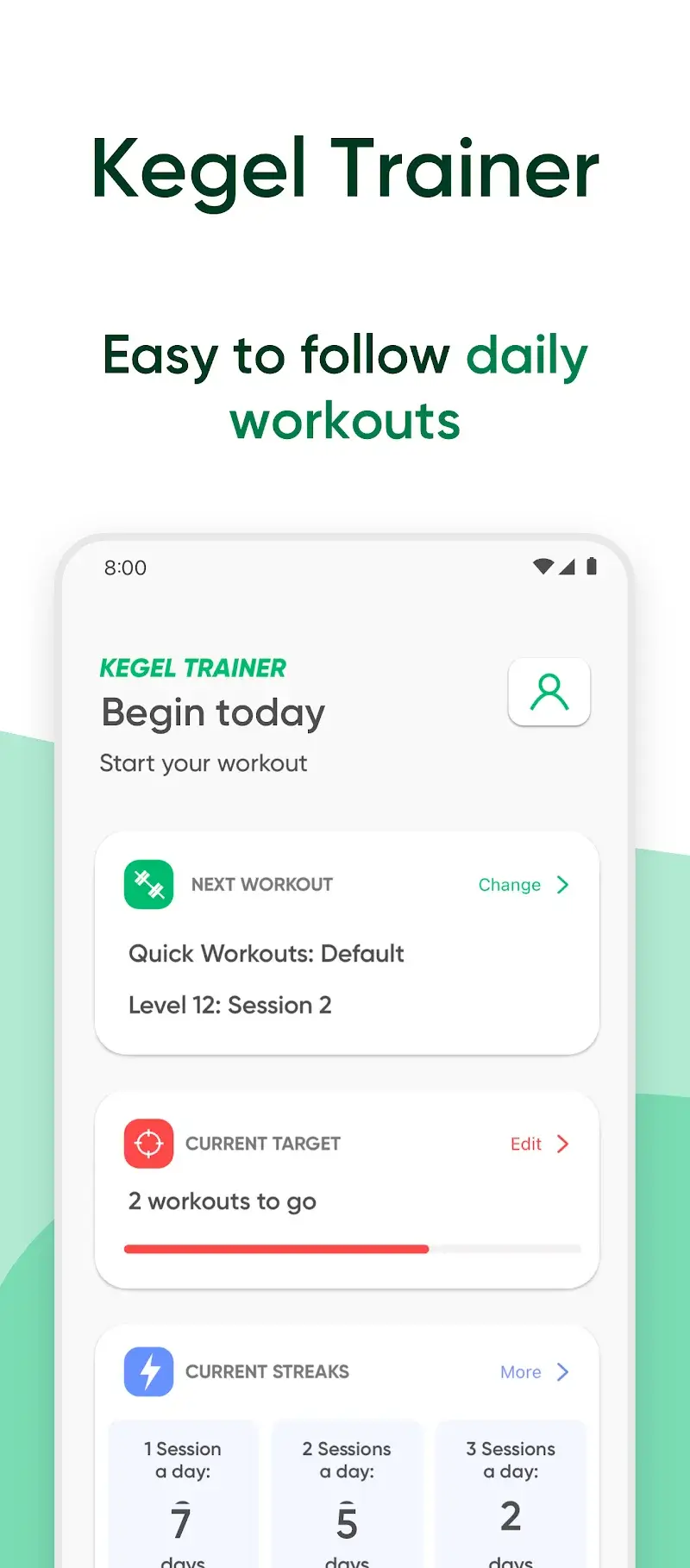 Kegel Trainer - Exercises (PFEI) screenshot 1