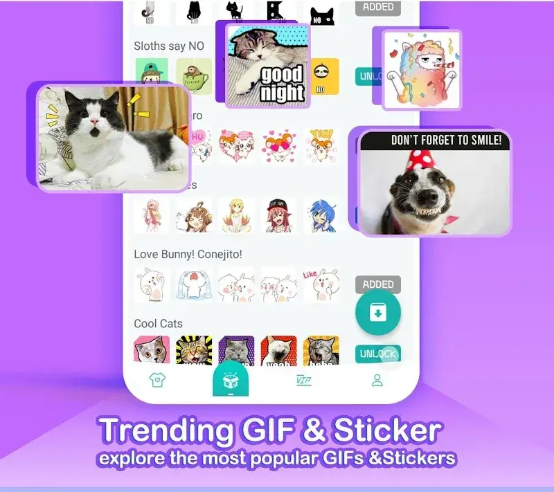 Kika Keyboard screenshot 1