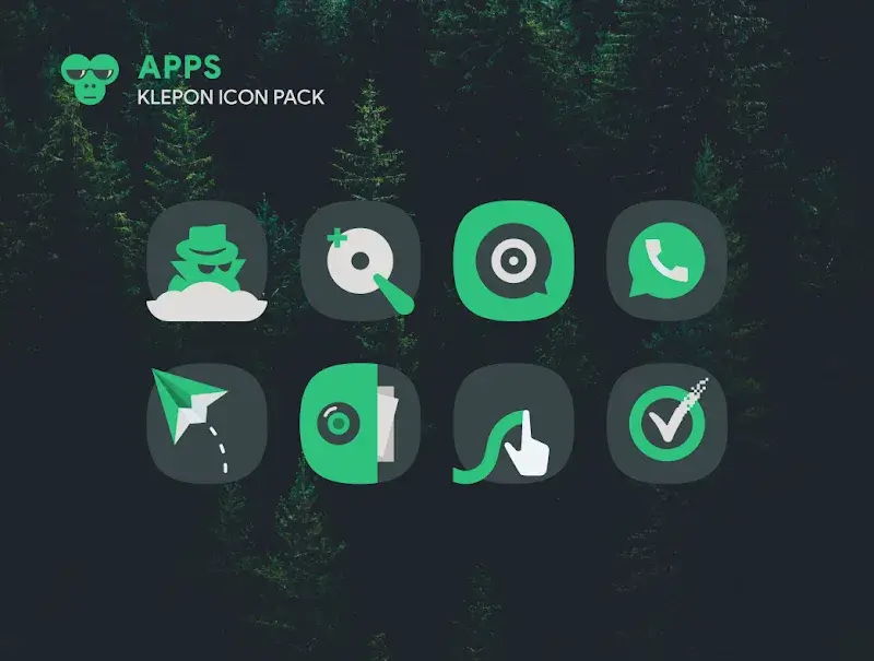 Klepon: Dark Icon Pack screenshot 1