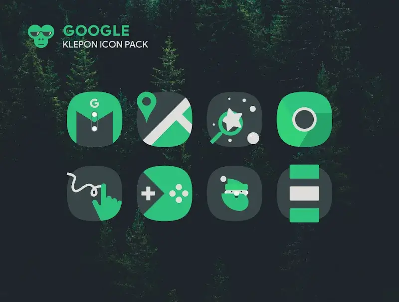 Klepon: Dark Icon Pack screenshot 1