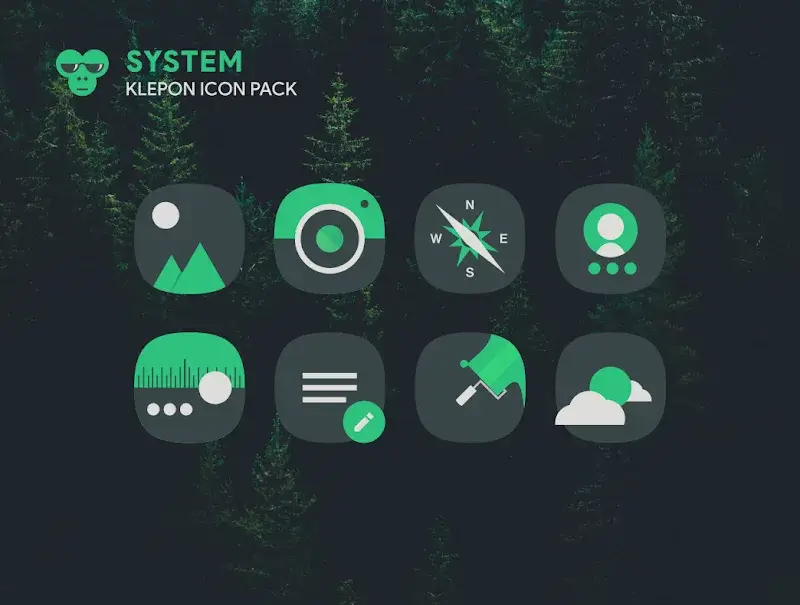 Klepon: Dark Icon Pack screenshot 1