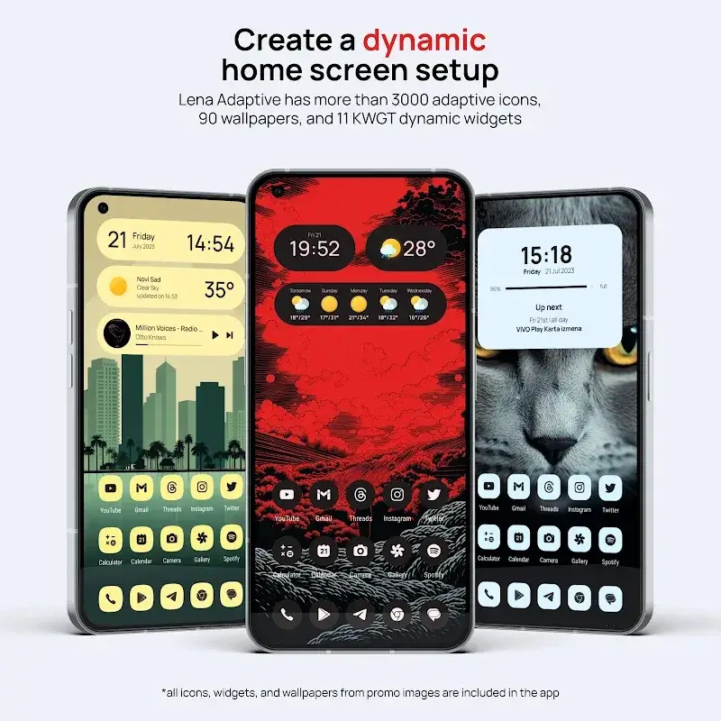 Lena Adaptive: Icon Pack screenshot 1