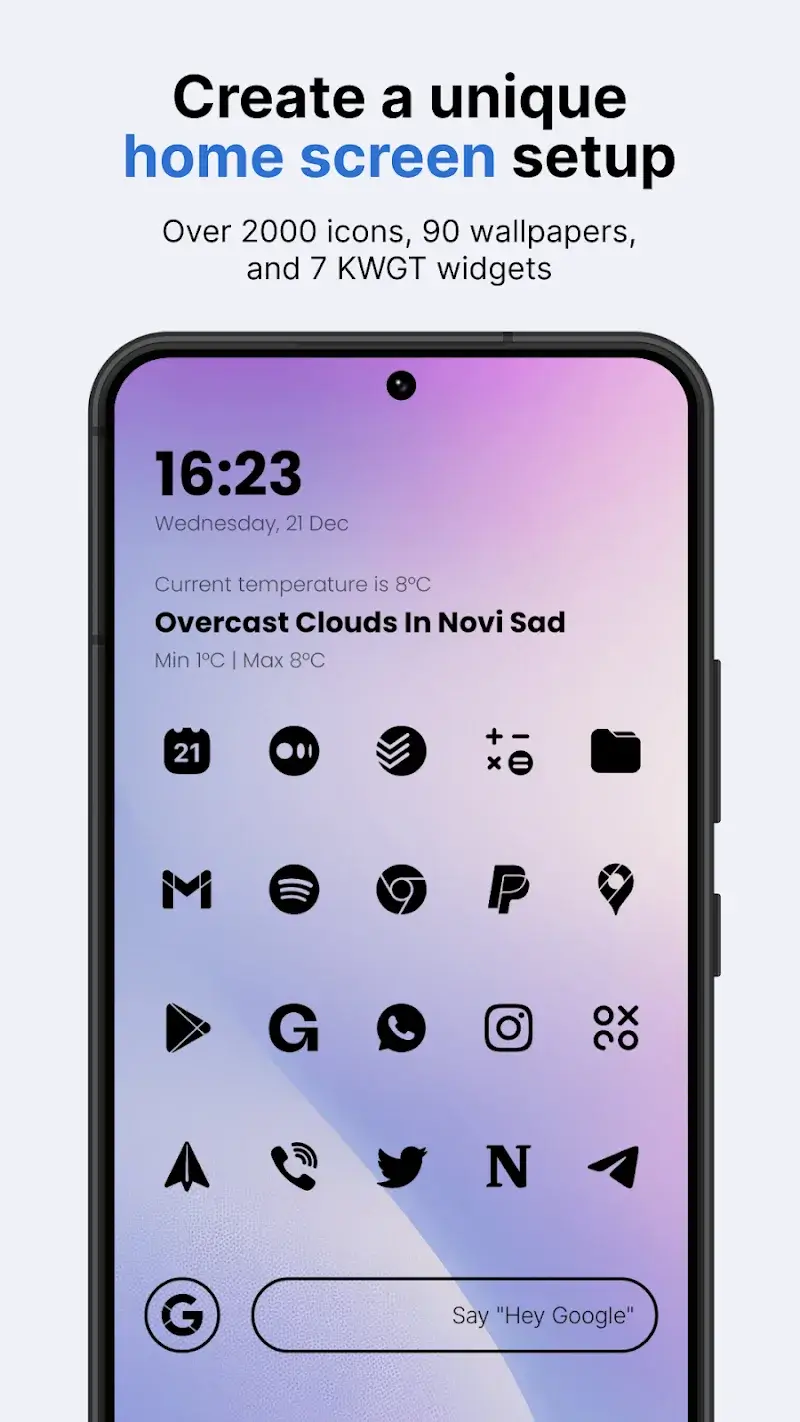 Lena Black - Glyph Icon Pack screenshot 1