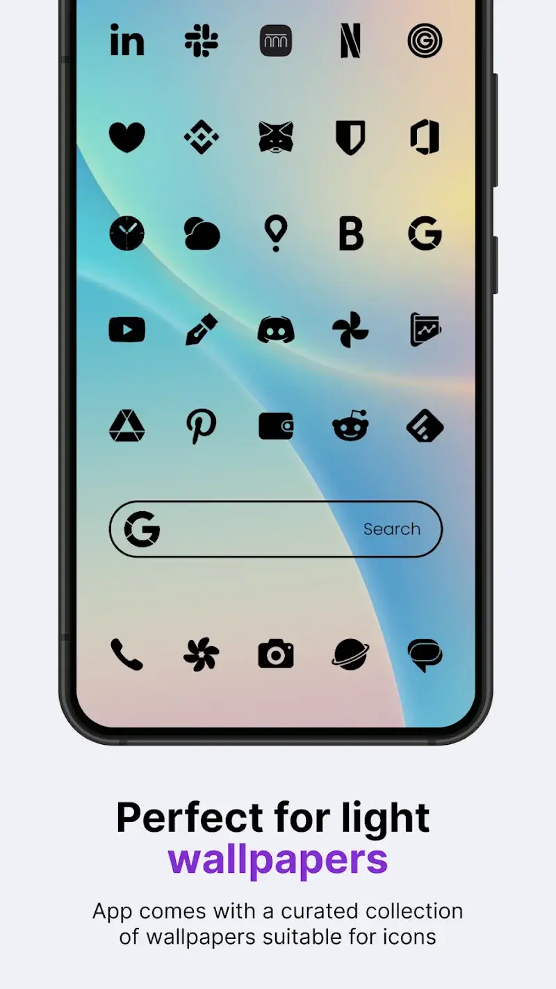 Lena Black - Glyph Icon Pack screenshot 1