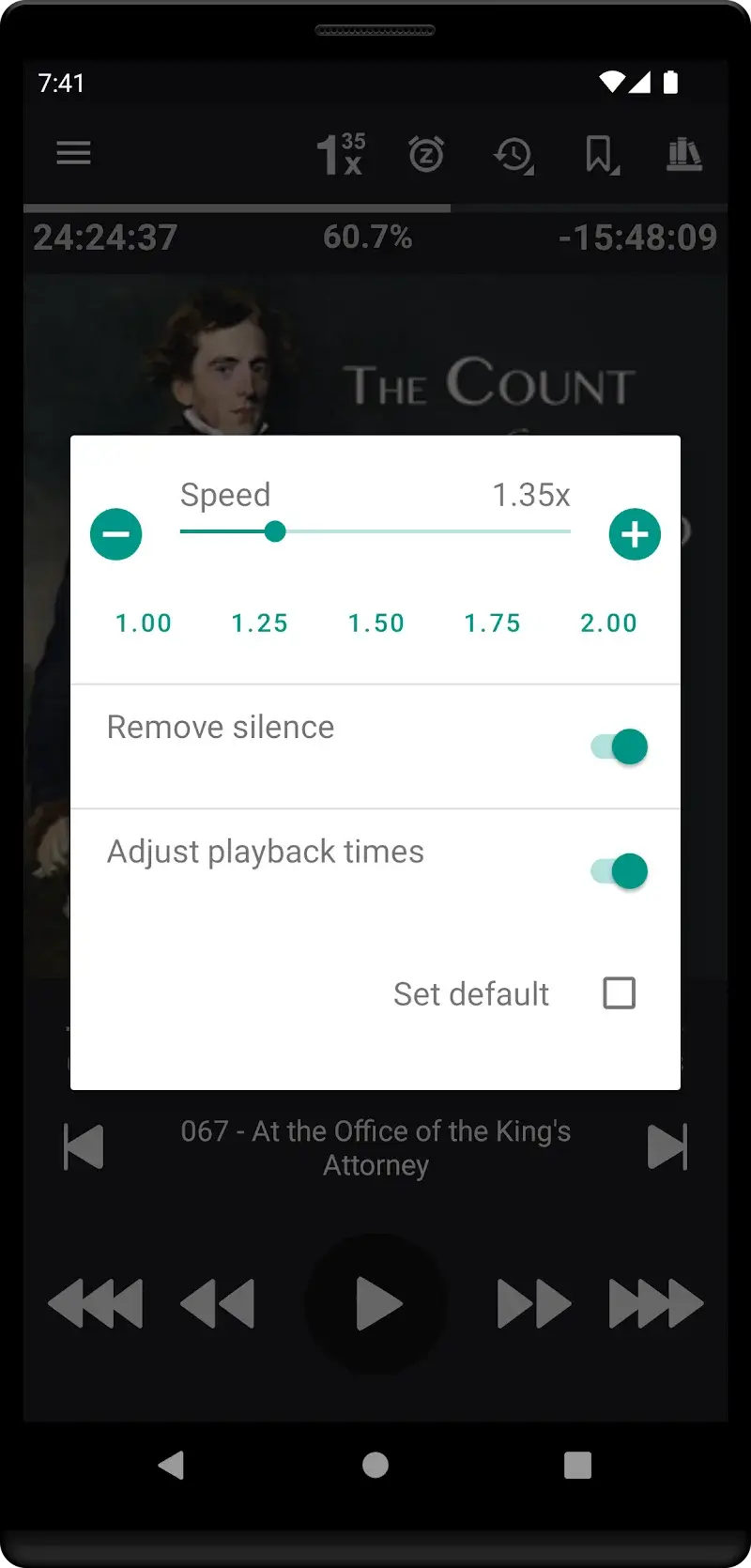 Listen Audiobook Player screenshot 1