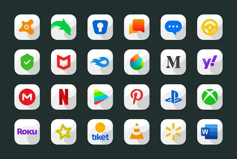 Maahes White - Icon Pack screenshot 1