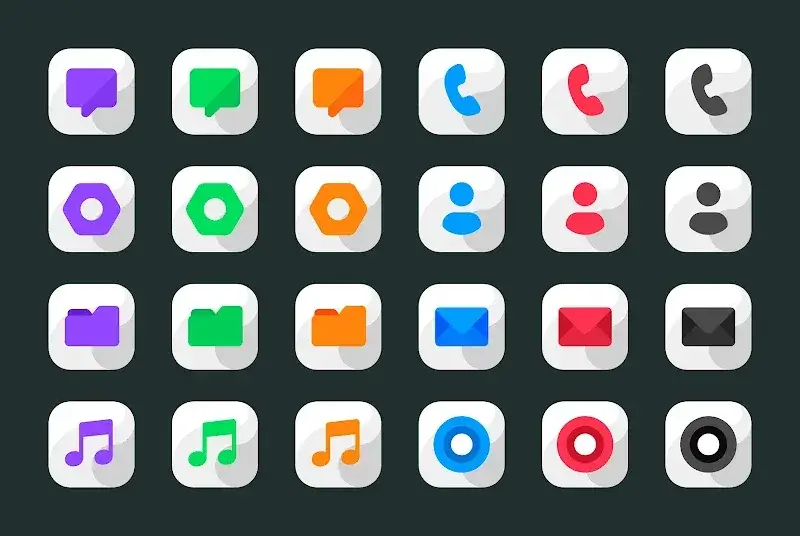 Maahes White - Icon Pack screenshot 1