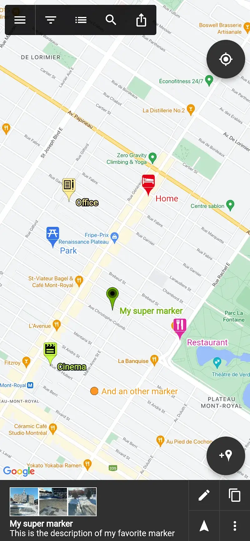 Map Marker screenshot 1