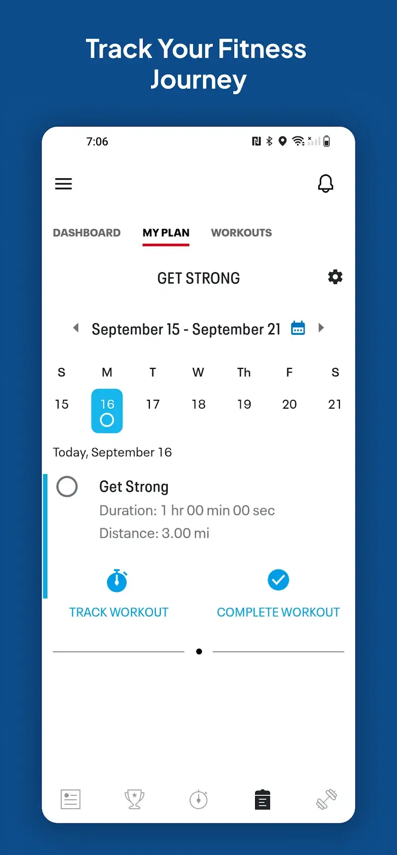 Map My Fitness Workout Tracker screenshot 1