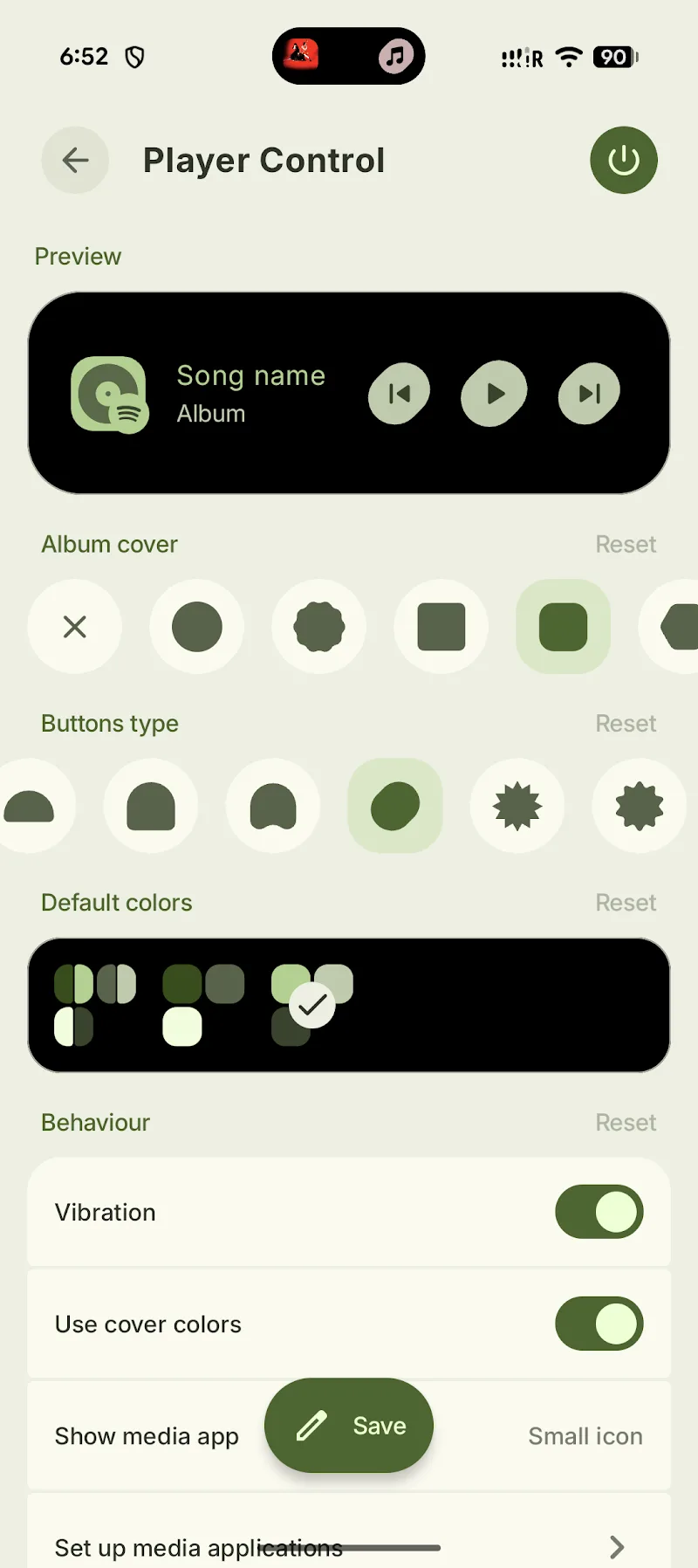 Material Capsule: Dynamic UI screenshot 1