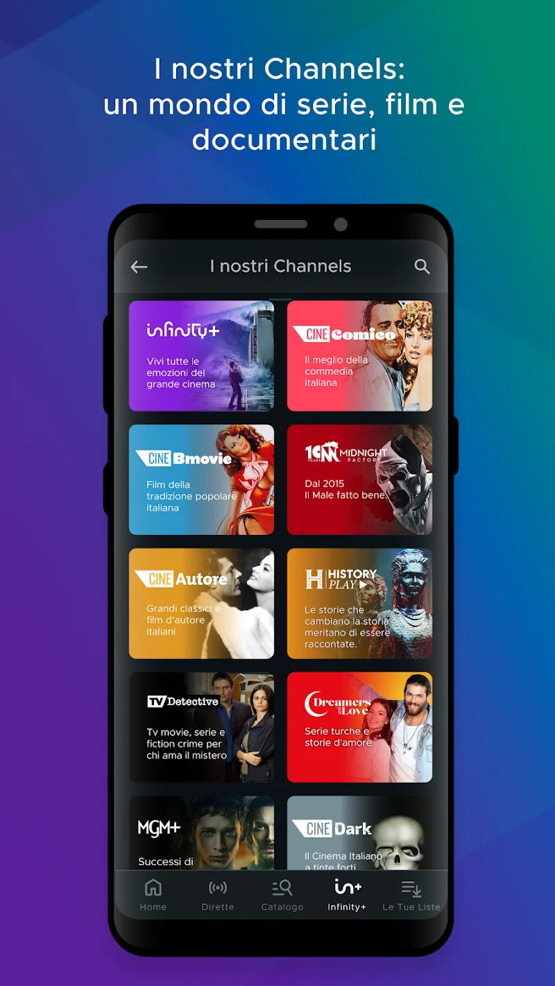 Mediaset Infinity Italia screenshot 1